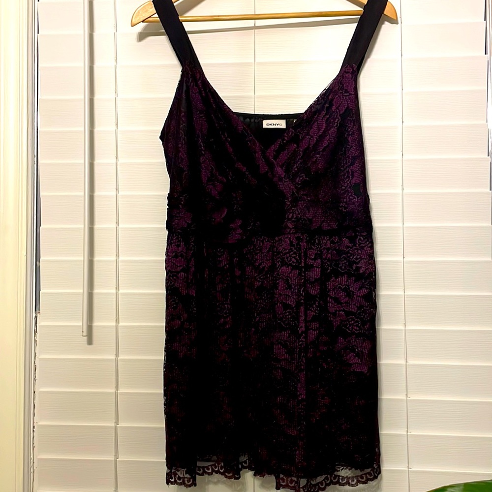 Donna Karan lace top, size 10.